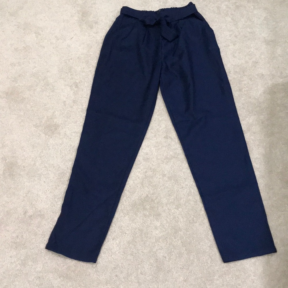 Navy blue slacks